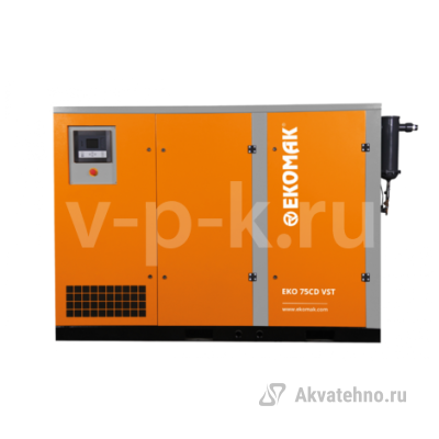 Винтовой компрессор Ekomak EKO 75CD VST 10