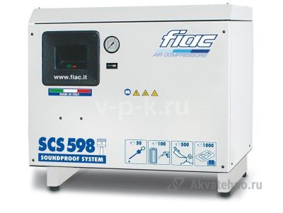 Поршневой компрессор Fiac SCS 598-C-HP.5.5-V400/50/3-CE