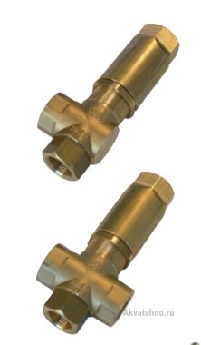 Предохранительный клапан MR401, 2 входных отверстия, 275bar, 24 l/min, вход-3/8внут, выход-3/8внут MTM 10 шт. в упаковке (арт. 1120010119)