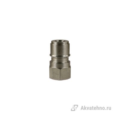 Ниппель 250bar, 1/4внут, нерж.сталь	