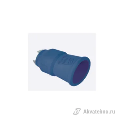 Пластиковая защита форсунки (синяя), 350bar, 1/4внут, оцинк.сталь MTM