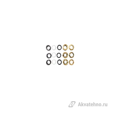 Комплект водяных уплотнений для АВД ZM-2615M (помпа ZM-2115M), 5 наименований по 3 шт.