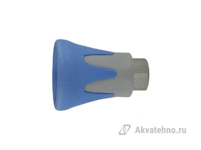 Пластиковая защита форсунки (синяя), 500bar, 1/4внут, нерж.сталь