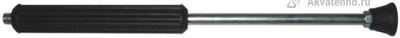 Копье литое L=60cm (прямое) (красный наконечник копья), 400bar, 1/4внеш-1/4внут