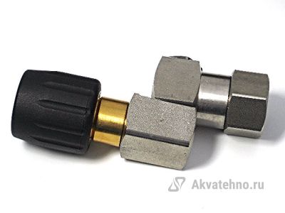 Форсункодержатель вращающийся для копья (для KARCHER), 310bar, М18внут - 1,5внут (для KARCHER), нерж.сталь