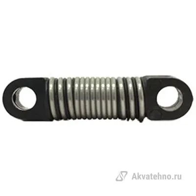 Деталь с хомутами и пружиной	