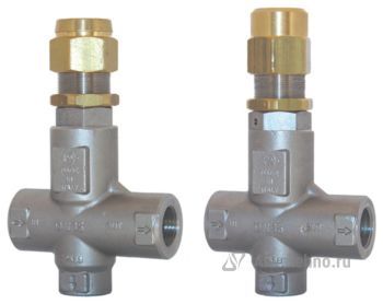 Клапан предохранительный VS 24 - VS 43 - Aisi 303 (нерж.); вход 1/2г, 80 л/мин 310 бар