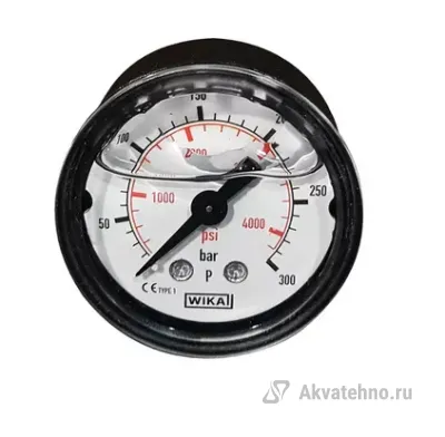 Манометр 400bar, вход-1/4внеш (арт.22.0227) MTM 5 шт. в упаковке