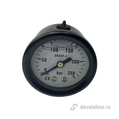 Манометр 250bar, 1/8внеш, сталь