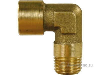 Г-образный коннектор 1/4внут - 1/4внеш, 150bar, латунь
