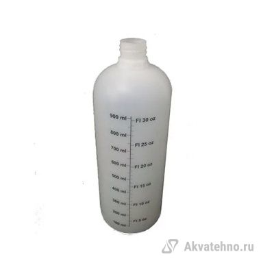 Бачок (пластиковая бутылка) для пенораспылителя, с градуировкой. 1 л.