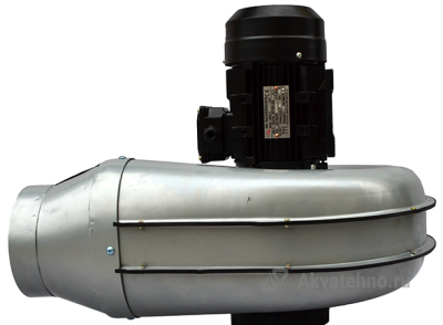 Вентилятор для отвода выхлопных газов 1.5кВт TG-F150