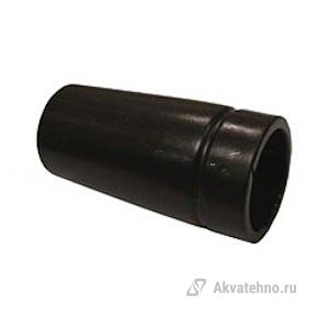 Малый пластиковый адаптер к шлангу пылесоса 38мм.