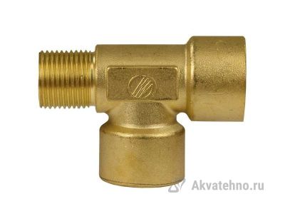 Тройник 3/8 внеш-3/8внут-3/8внут